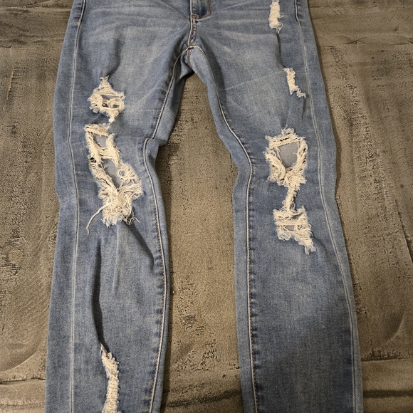 Rue21 Denim - Rue21 Light Blue Distressed Ankle Jeans